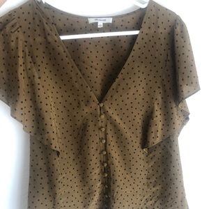 Madewell Polka Dot Blouse